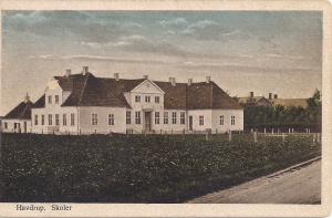 Havdrup nye skole opført ca. 1920