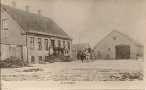 Havdrup Kro og rejselade efter branden i 1880
